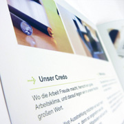 Unternehmenskultur-Handout für Merkel Steuerberatung